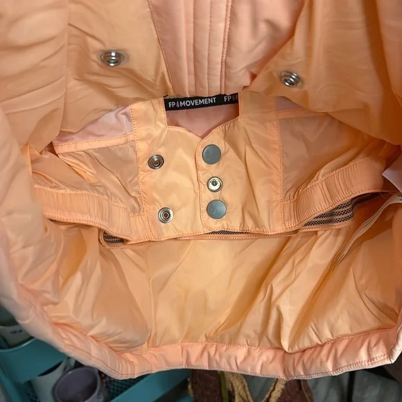 Free People Movement NWT All Prepped Winterwelon Ski Jacket Medium Pockets Hood - Picture 8 of 15